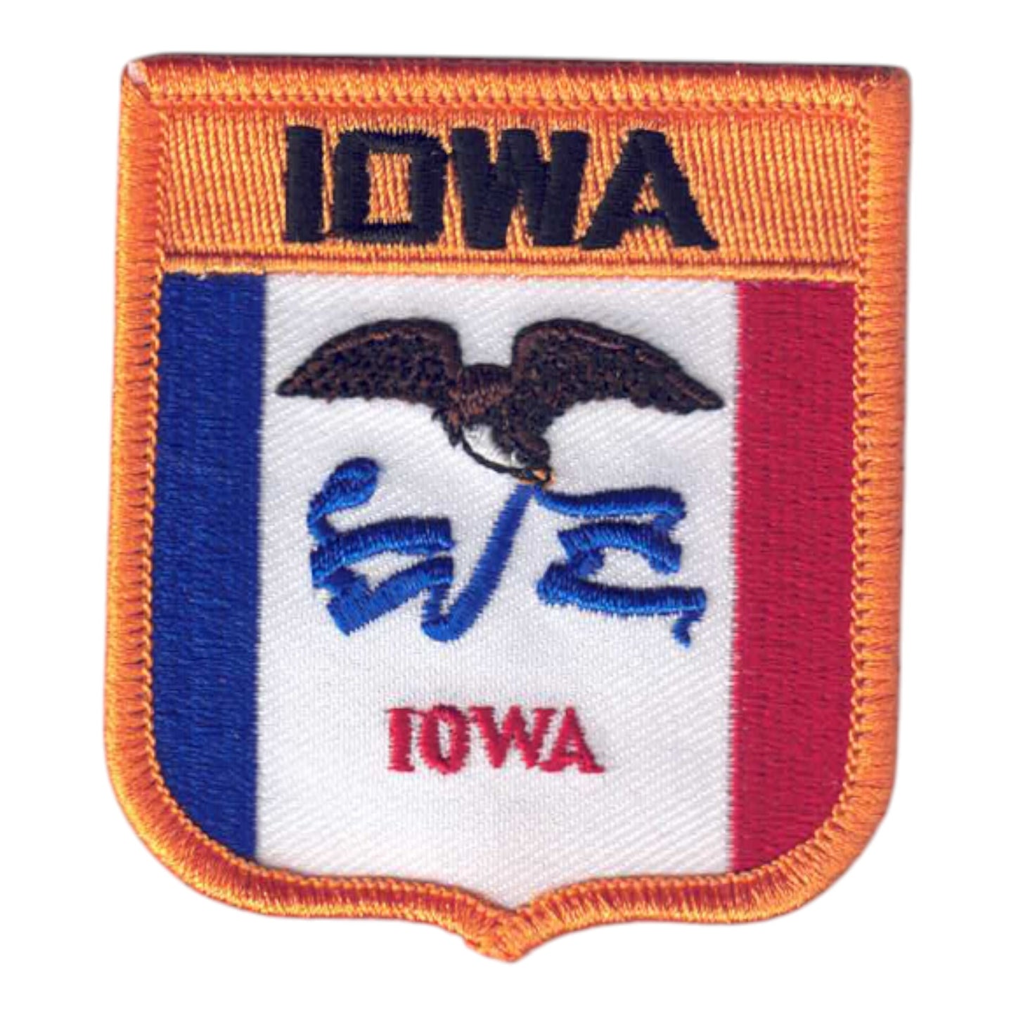 IOWA Med Flag Shield Souvenir Patch - 1755