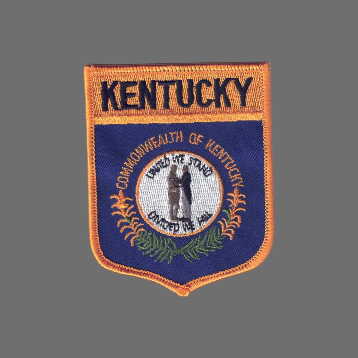 KENTUCKY Lg Flag Shield Souvenir Patch - 1852