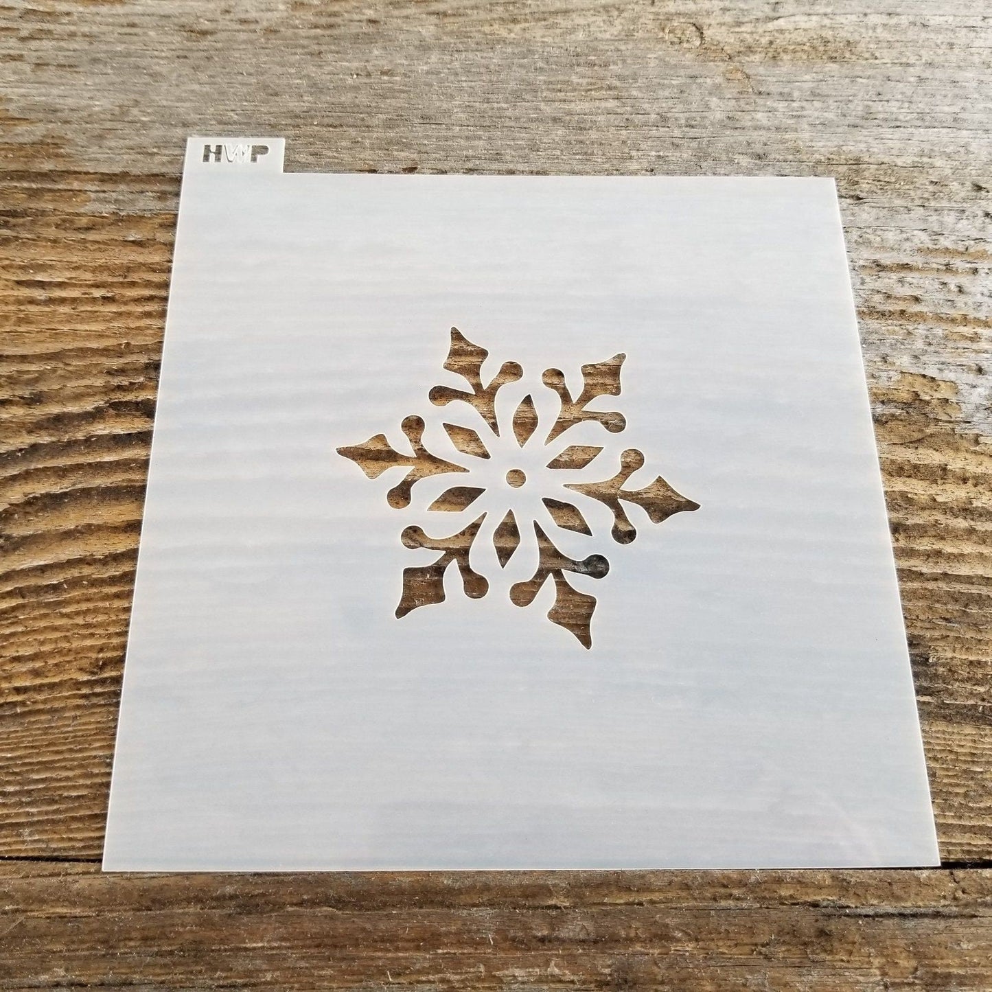 Snowflake Stencil Reusable Food Safe Cookie Decorating Craft Painting Christmas Winter Windows Signs Mylar Multiple Sizes