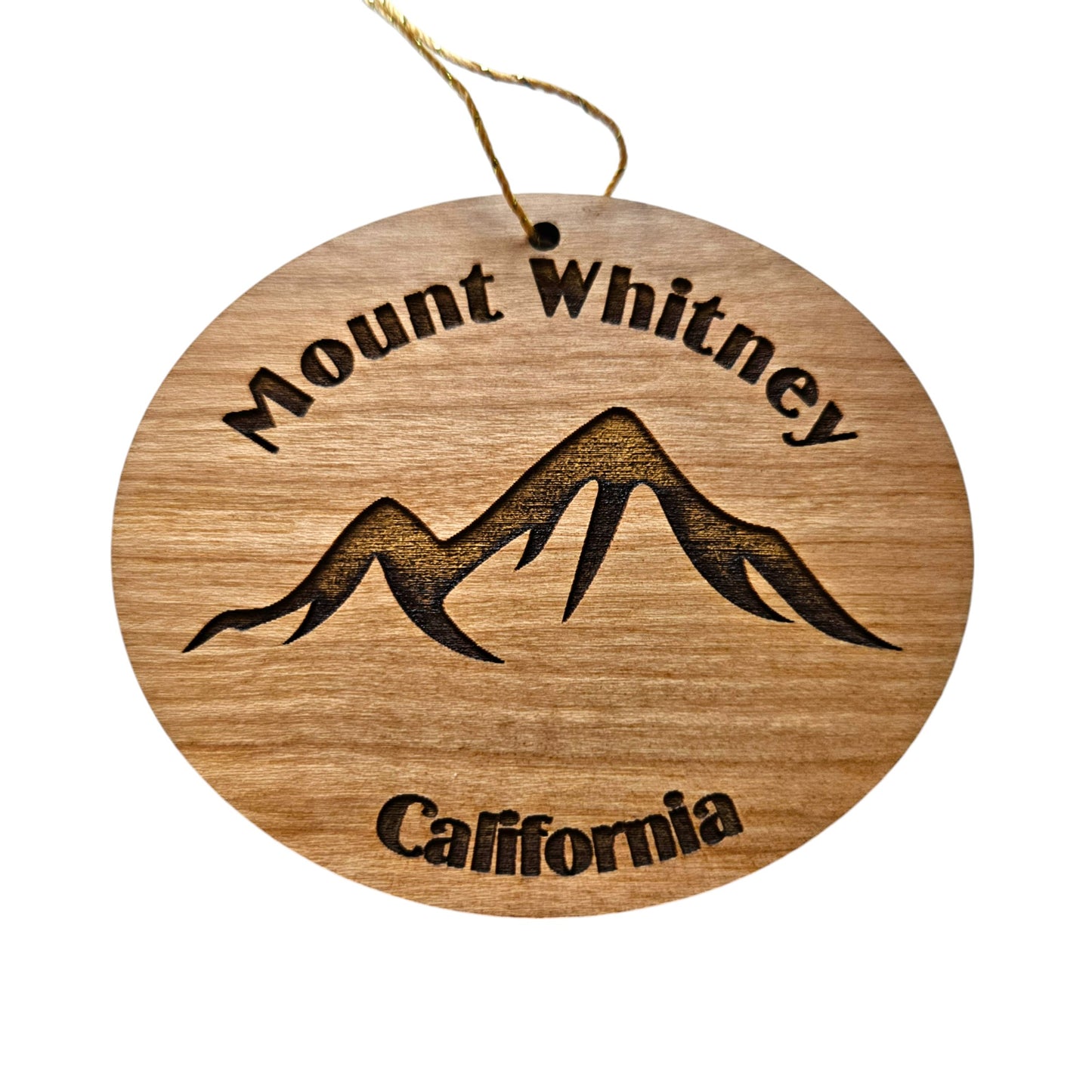 Wholesale Mount Whitney Ornament Wood Mt Whitney California Souvenir CA Mountains