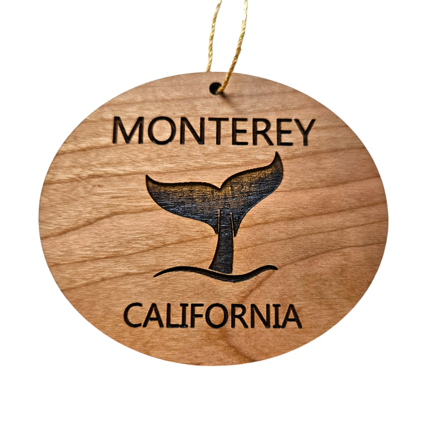 Wholesale Monterey California Ornament - Handmade Wood Souvenir