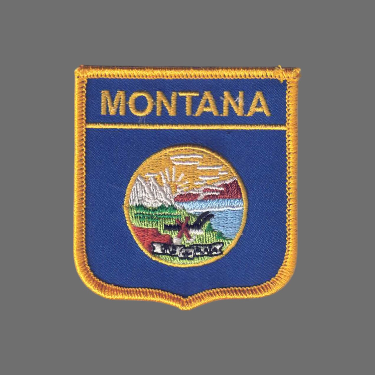 MONTANA Med Flag Shield Souvenir Patch - 2305
