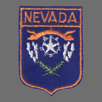 NEVADA Sm Flag Shield Souvenir Patch - 2401