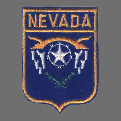 NEVADA Sm Flag Shield Souvenir Patch - 2401