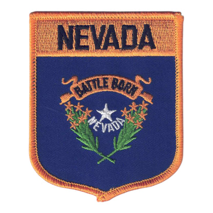 NEVADA LG Flag Shield Souvenir Patch - 2402
