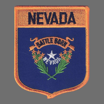NEVADA LG Flag Shield Souvenir Patch - 2402