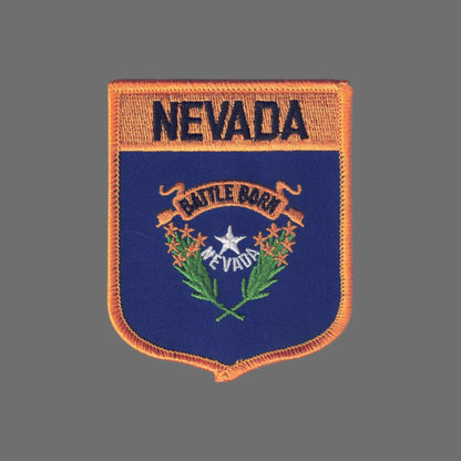 NEVADA LG Flag Shield Souvenir Patch - 2402