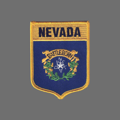 NEVADA LG Flag Shield Souvenir Patch - 2402