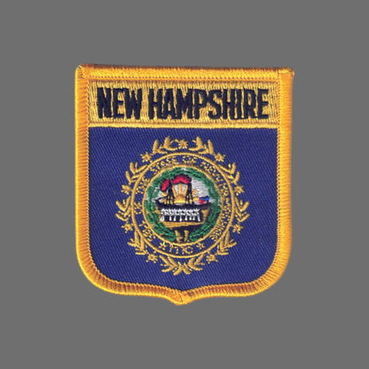 NEW HAMPSHIRE Med Flag Shield Patch - 2455