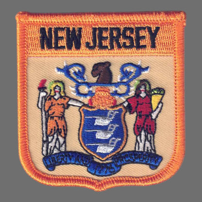 NEW JERSEY Med Flag Shield Patch - 2505