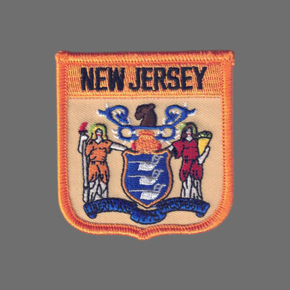 NEW JERSEY Med Flag Shield Patch - 2505