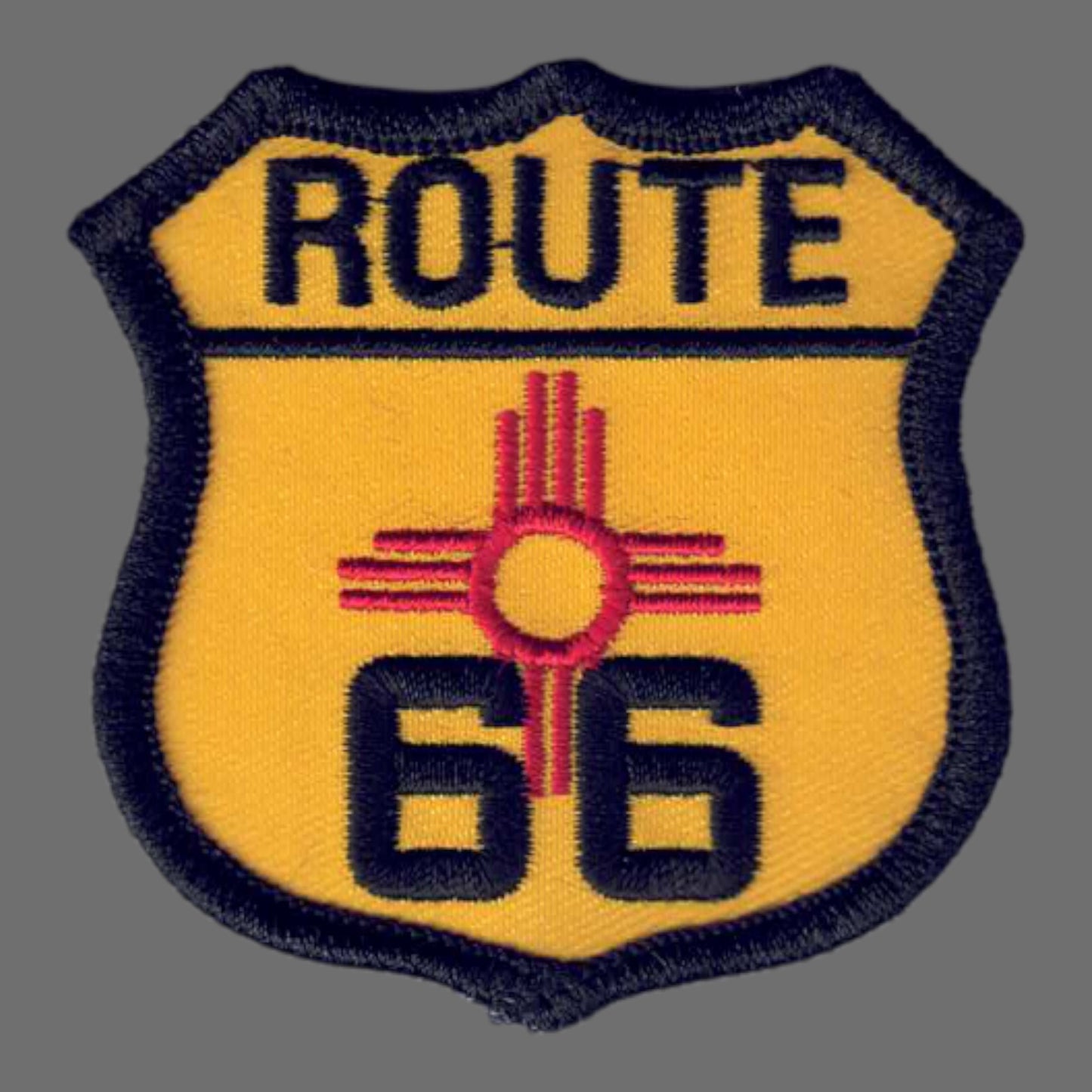 ROUTE 66 on New Mexico Flag Patch - 2567