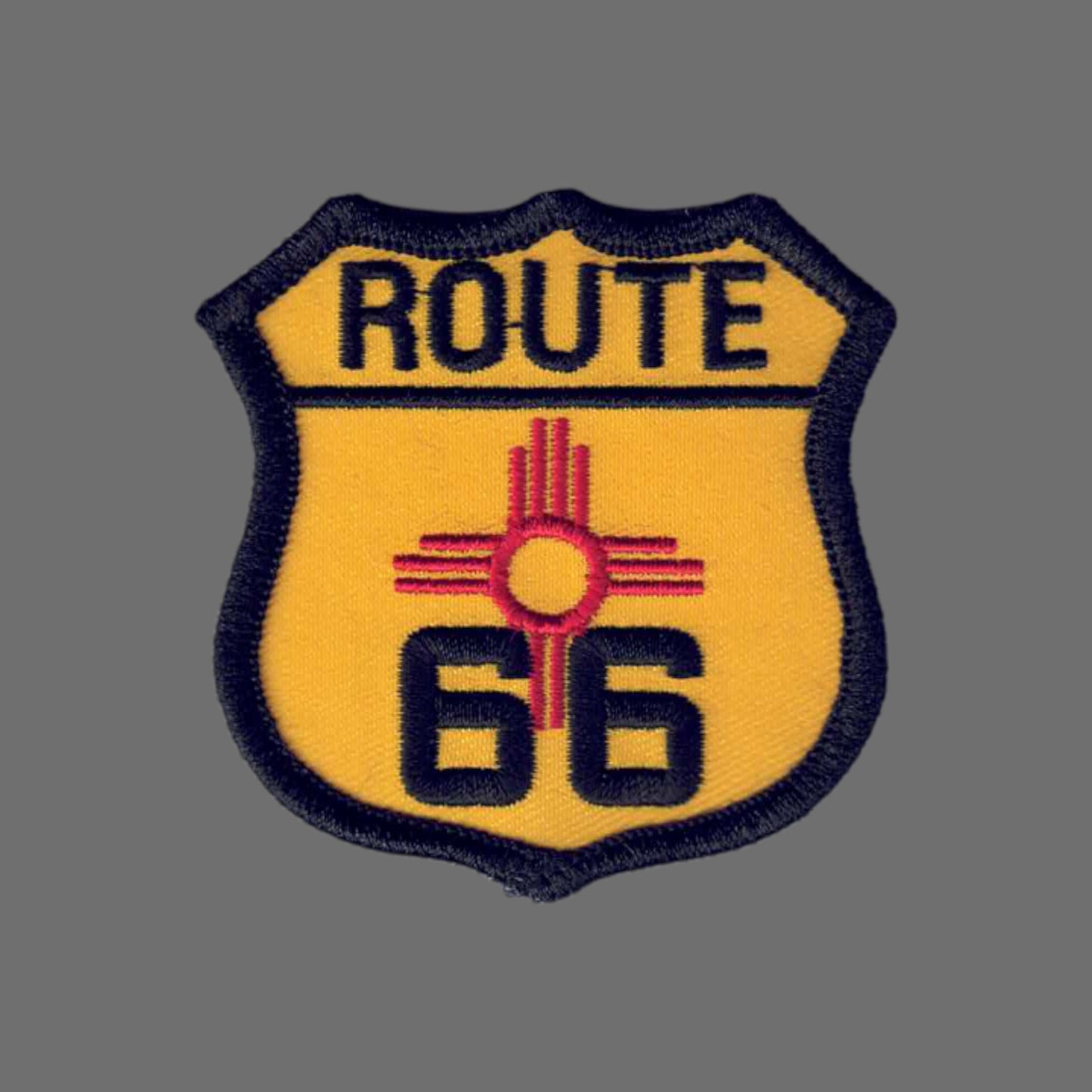 ROUTE 66 on New Mexico Flag Patch - 2567
