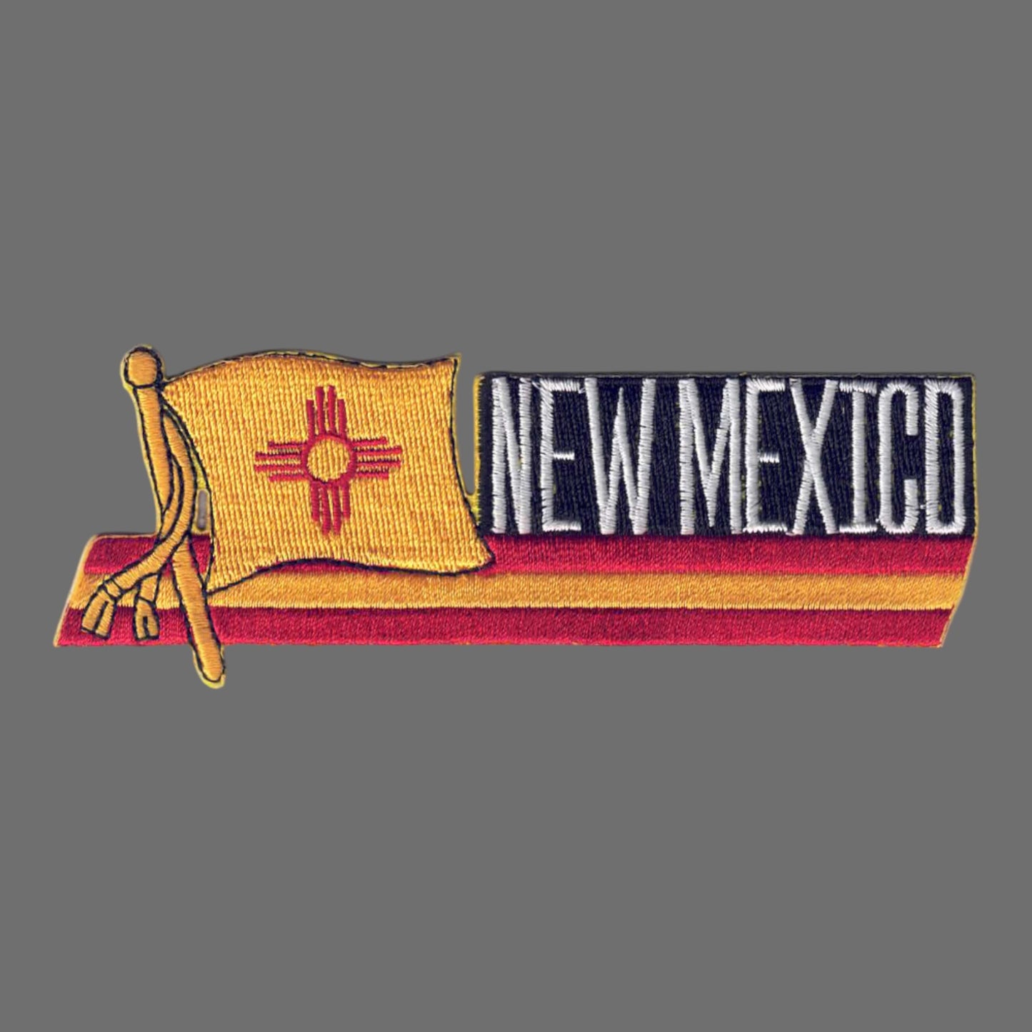NEW MEXICO Flag Ribbon Patch - 2576