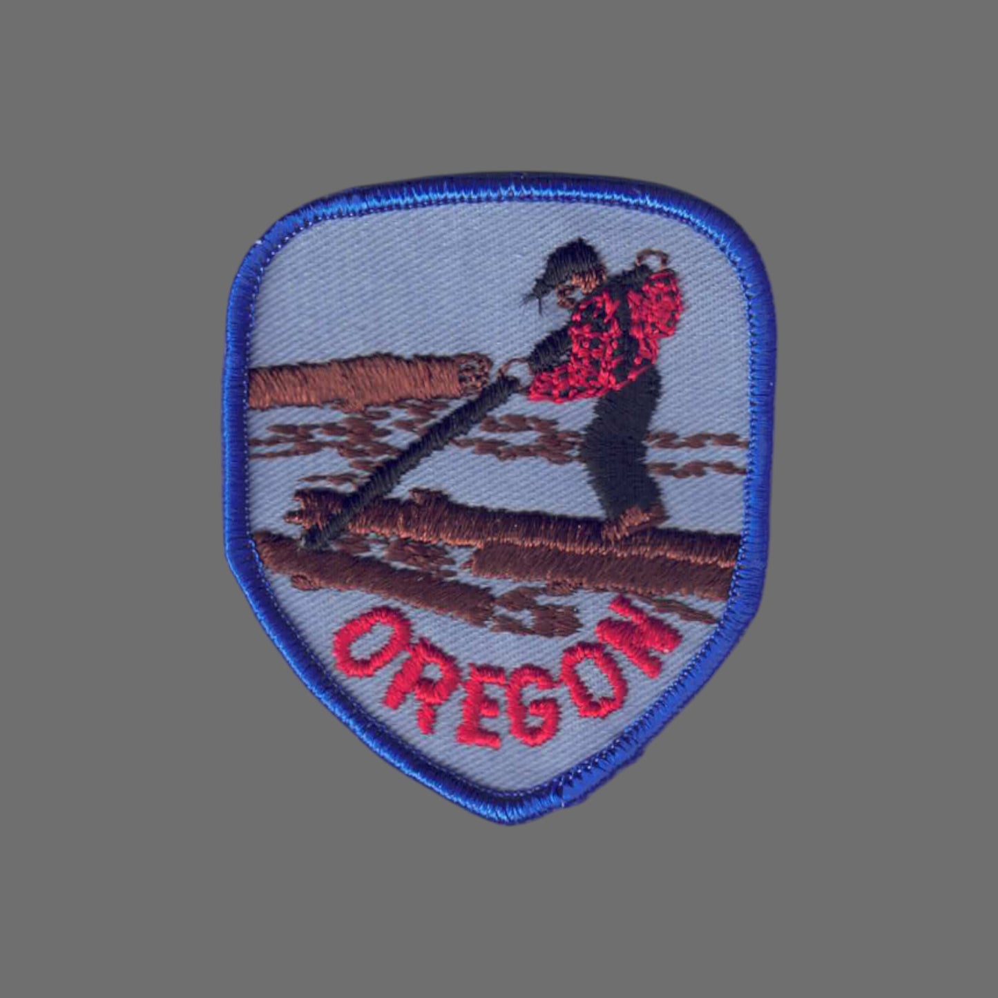 Vintage OREGON logger Patch - 2853