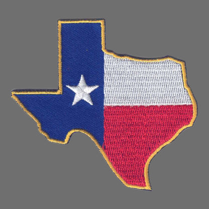 TEXAS Souvenir Patch State Shape - 3157