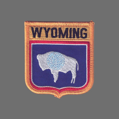 WYOMING Med Flag Shield Patch - 3505