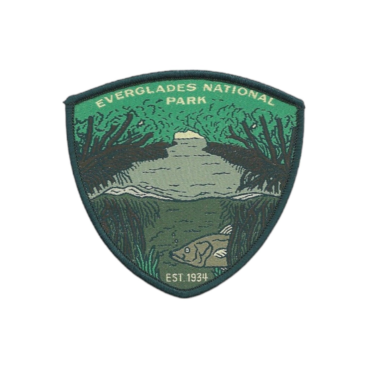 Florida Patch – Everglades National Park - Travel Patch – Souvenir Patch 2.8" Iron On Sew On Embellishment Applique