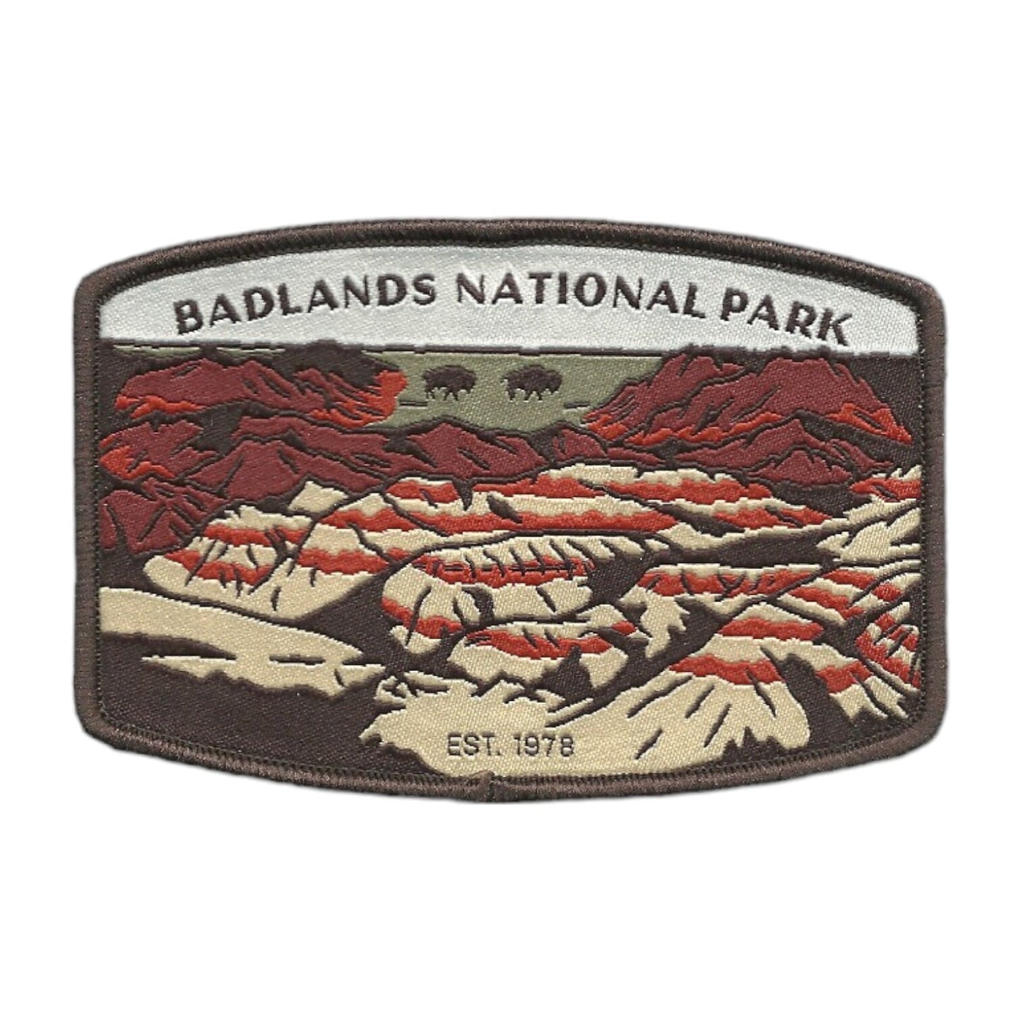 South Dakota Patch – Badlands National Park - Travel Patch – Souvenir Patch 3.75" Iron On Sew On Embellishment Applique