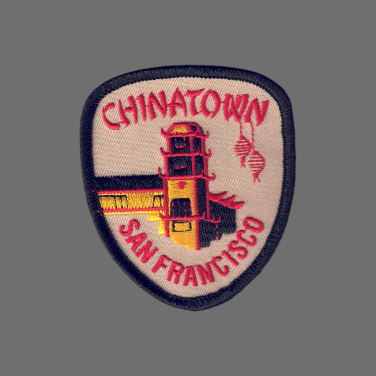 SF CHINATOWN Pagoda Patch - 4008