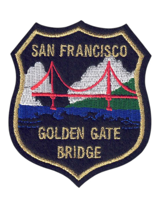 SF GOLDEN GATE BRIDGE Black Patch - 4022