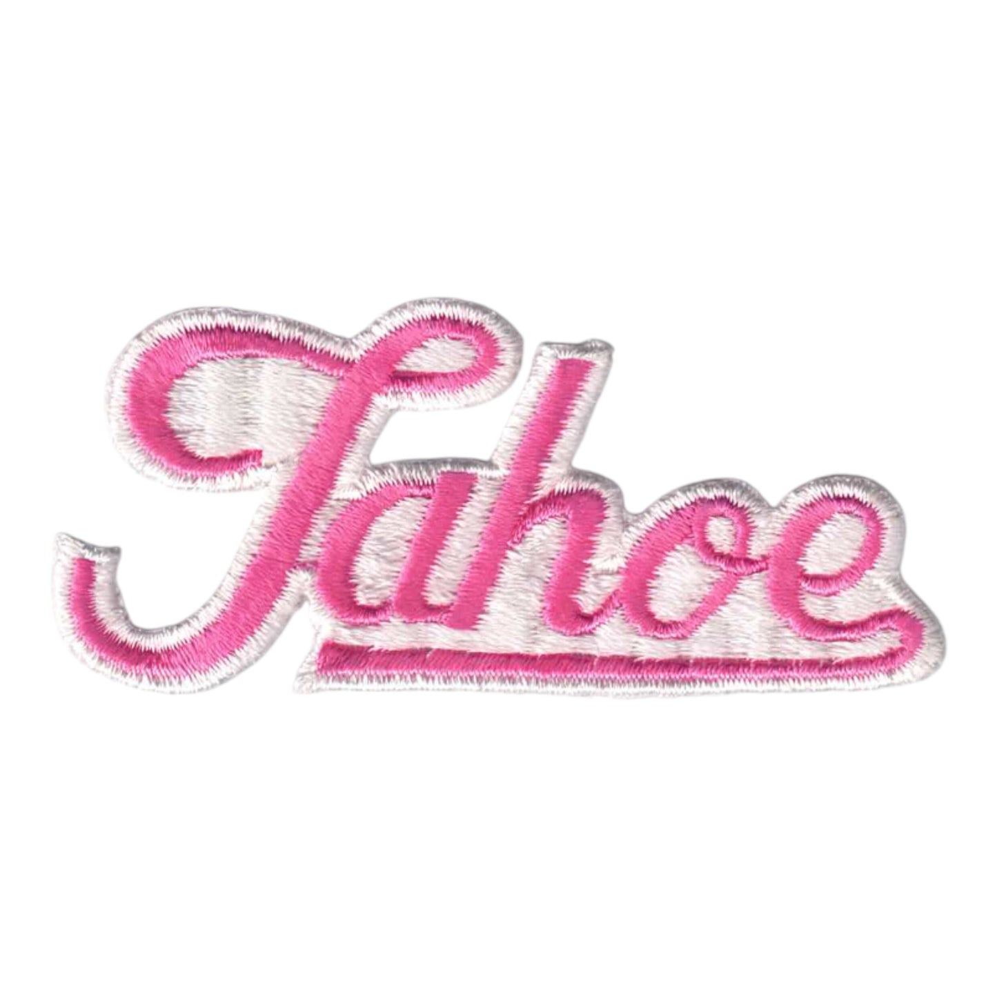 Vintage Tahoe Script Patch Pink - 4203-56/39