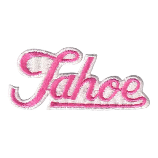 Vintage Tahoe Script Patch Pink - 4203-56/39