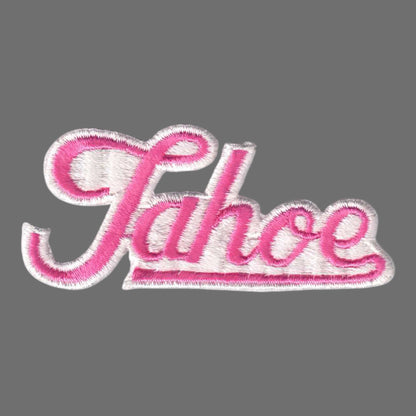 Vintage Tahoe Script Patch Pink - 4203-56/39