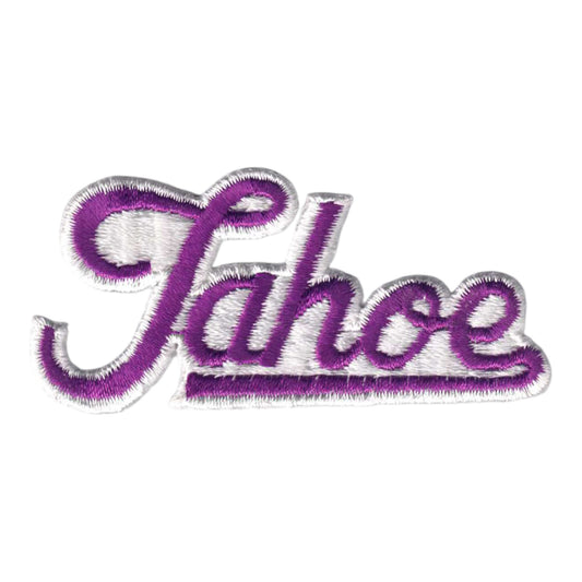 Vintage Tahoe Script Patch Purple - 4203-57/39