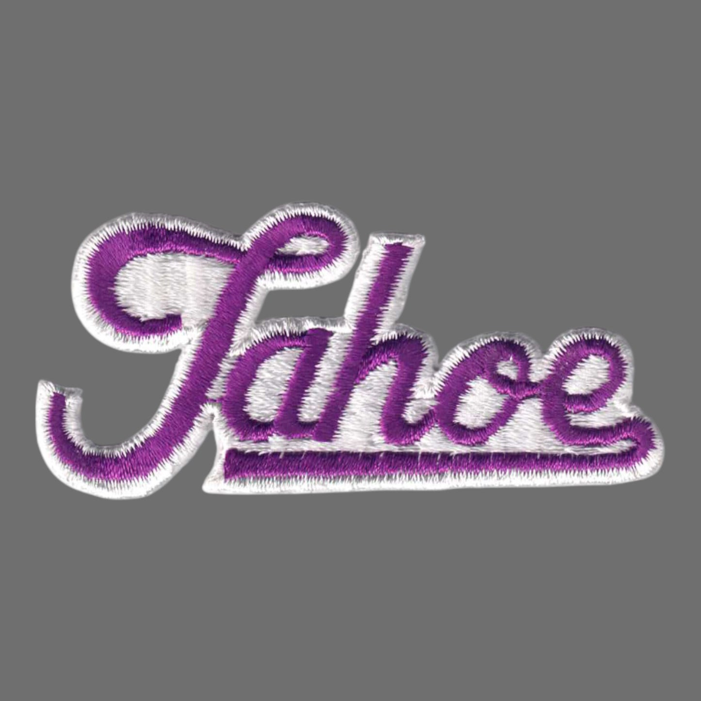 Vintage Tahoe Script Patch Purple - 4203-57/39