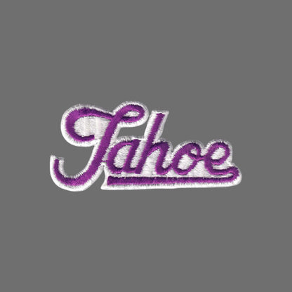 Vintage Tahoe Script Patch Purple - 4203-57/39