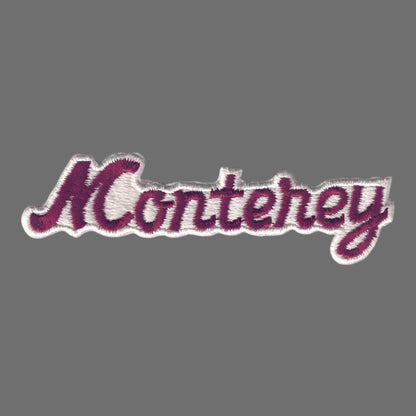 Monterey Script Patch Maroon - 4452-29/39