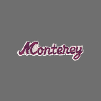 Monterey Script Patch Maroon - 4452-29/39