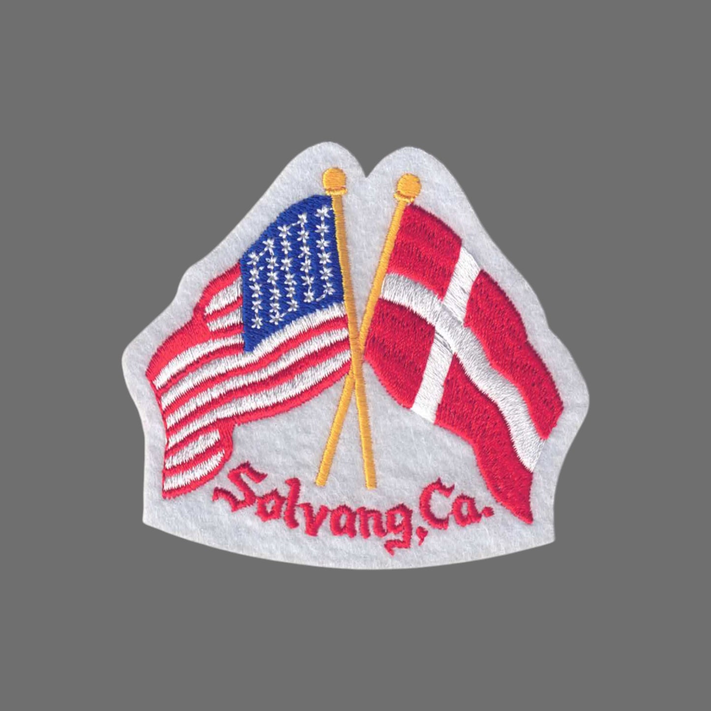 Solvang CA Flags Souvenir Patch - 4554