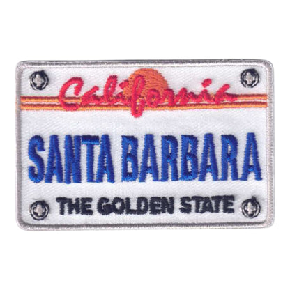 SANTA BARBARA License Plate Patch - 4561