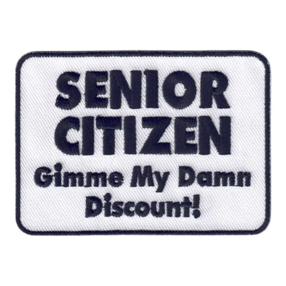 SENIOR CITIZEN Funny Patch - 5554