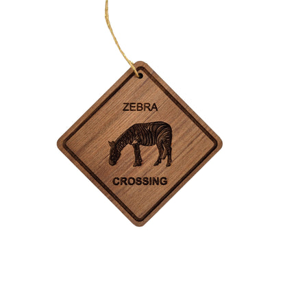 Wholesale Zebra Crossing Ornament Wood Souvenir Handmade in USA