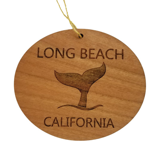 Wholesale Long Beach Ornament - Handmade Wood Souvenir