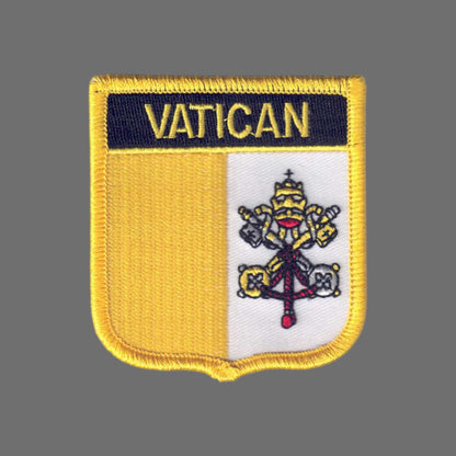 VATICAN Flag Shield Patch - 6067