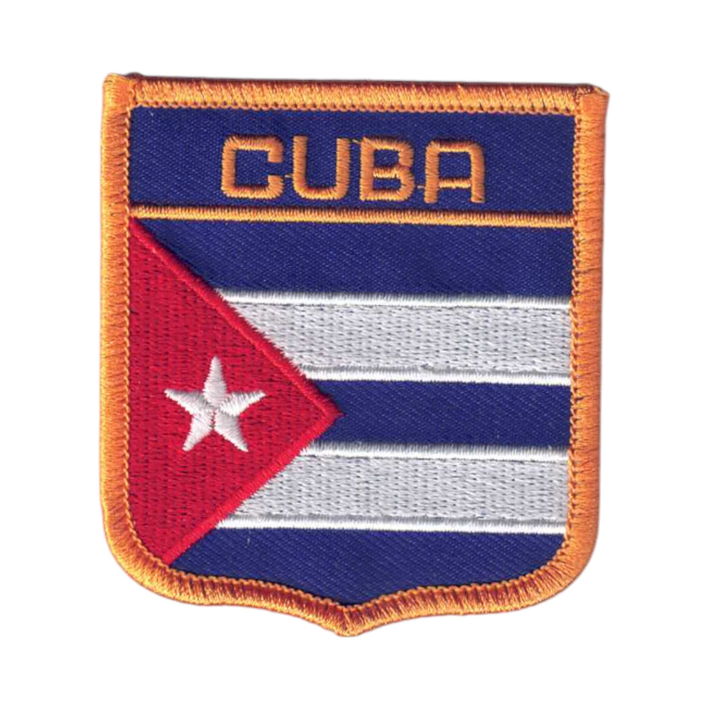 CUBA Country Flag Shield Patch - 6161