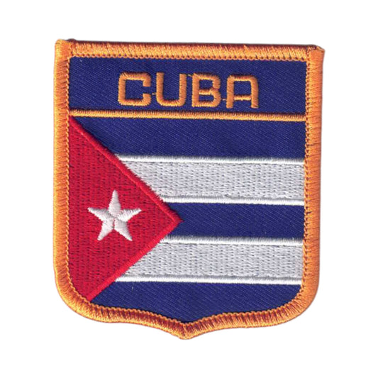 CUBA Country Flag Shield Patch - 6161
