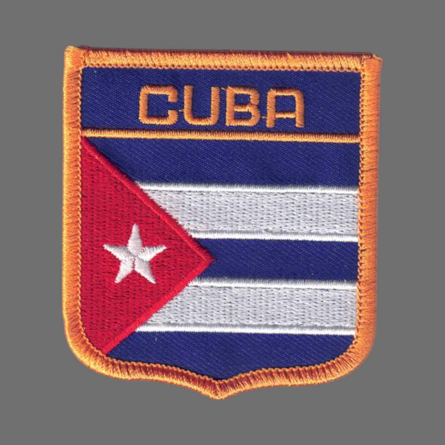 CUBA Country Flag Shield Patch - 6161