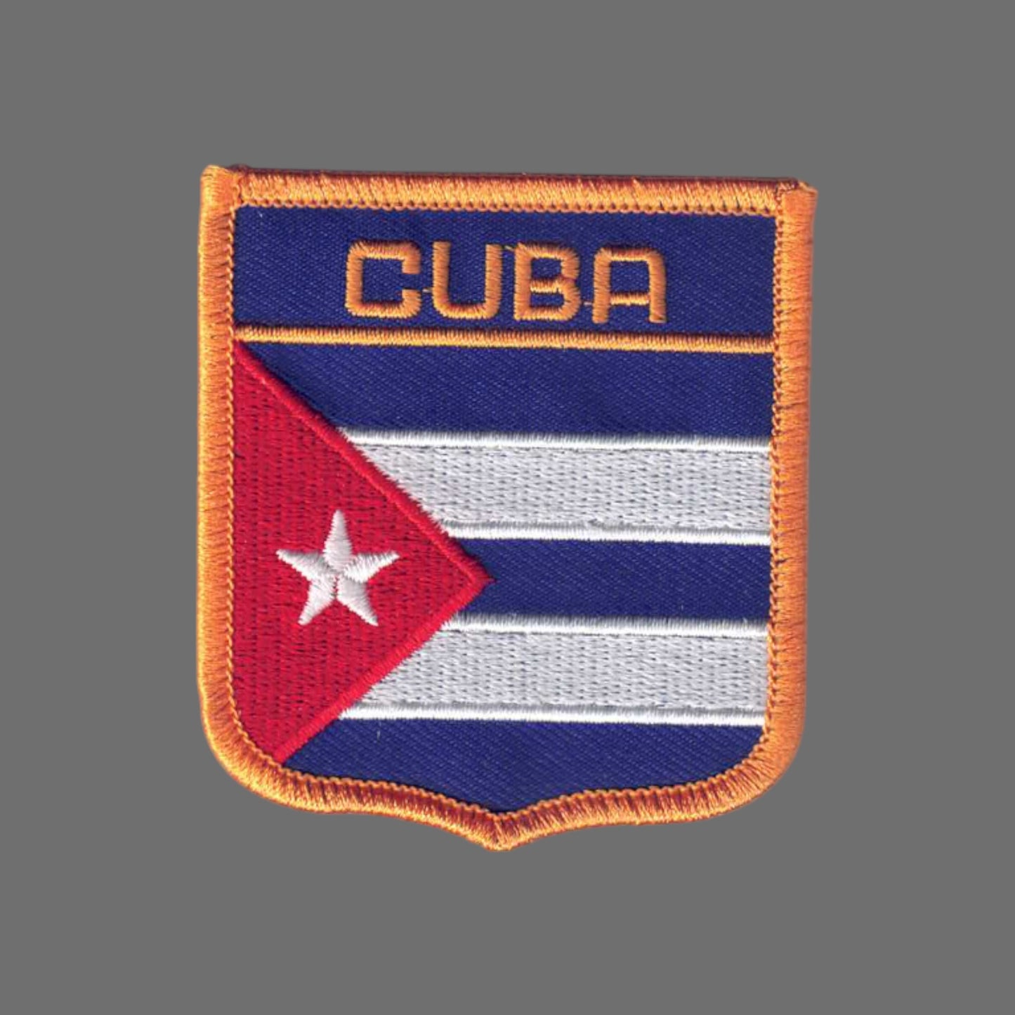 CUBA Country Flag Shield Patch - 6161