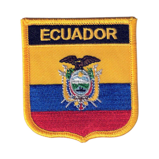 ECUADOR Flag Shield Patch - 6191