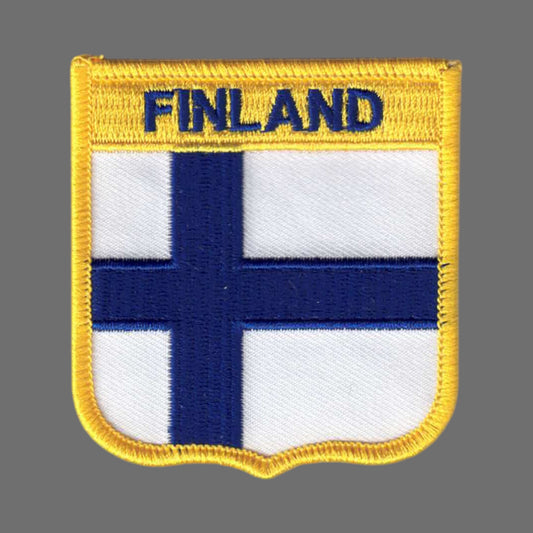 FINLAND Flag Shield Patch - 6251