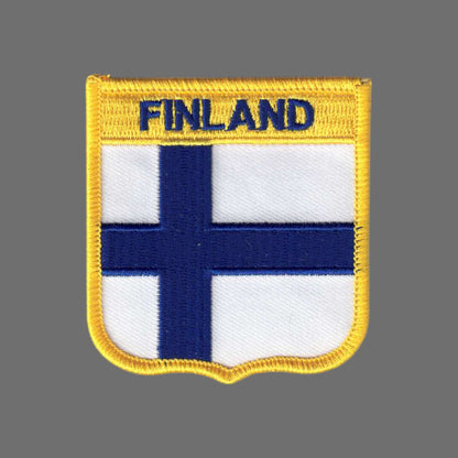 FINLAND Flag Shield Patch - 6251