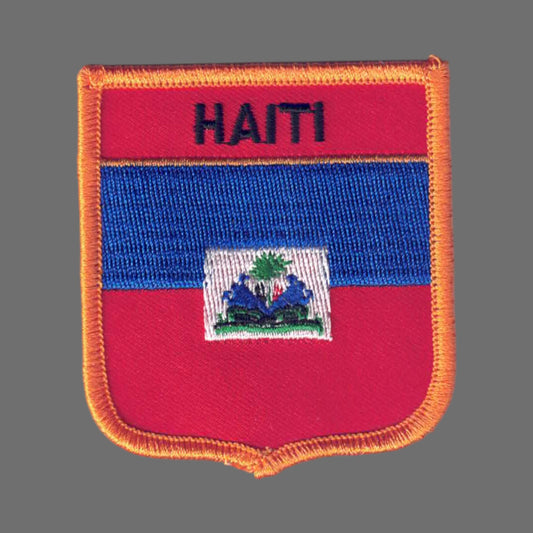 HAITI Flag Shield Patch - 6311