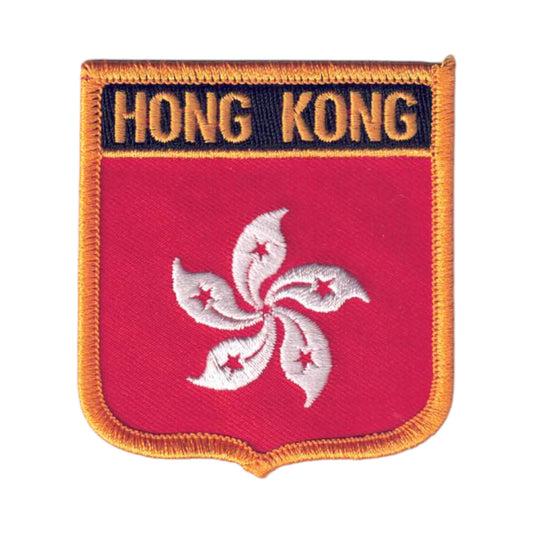 HONG KONG Flag Shield Patch - 6341