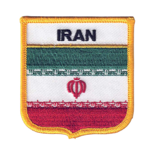 IRAN Flag Shield Patch - 6381