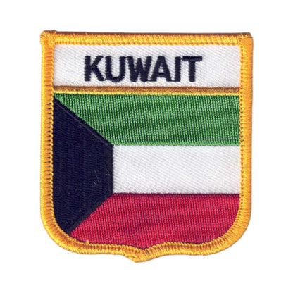 KUWAIT Flag Shield Patch - 6471